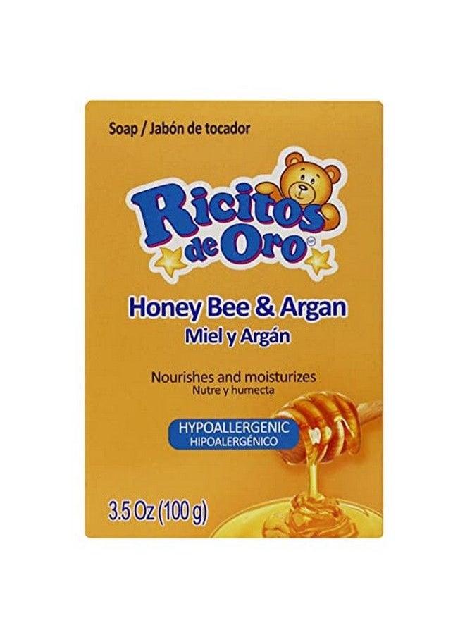 Ricitos de Oro - Honey Bee Bar Soap Hypoallergenic Bar Soap Assists In Moisturizing Baby'S Skin Delicate Skin 6Pack Of 35 Oz Bar Soaps - Image 1