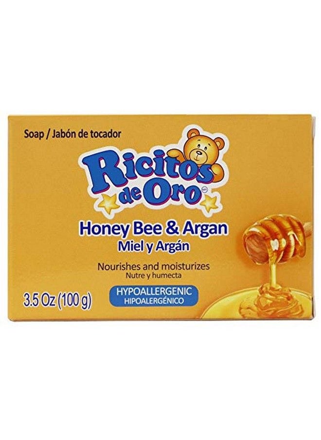 Ricitos de Oro - Honey Bee Bar Soap Hypoallergenic Bar Soap Assists In Moisturizing Baby'S Skin Delicate Skin 6Pack Of 35 Oz Bar Soaps - Image 1