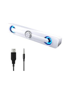 NIBEMINENT Bass Speaker Sound Box White  - Image 2