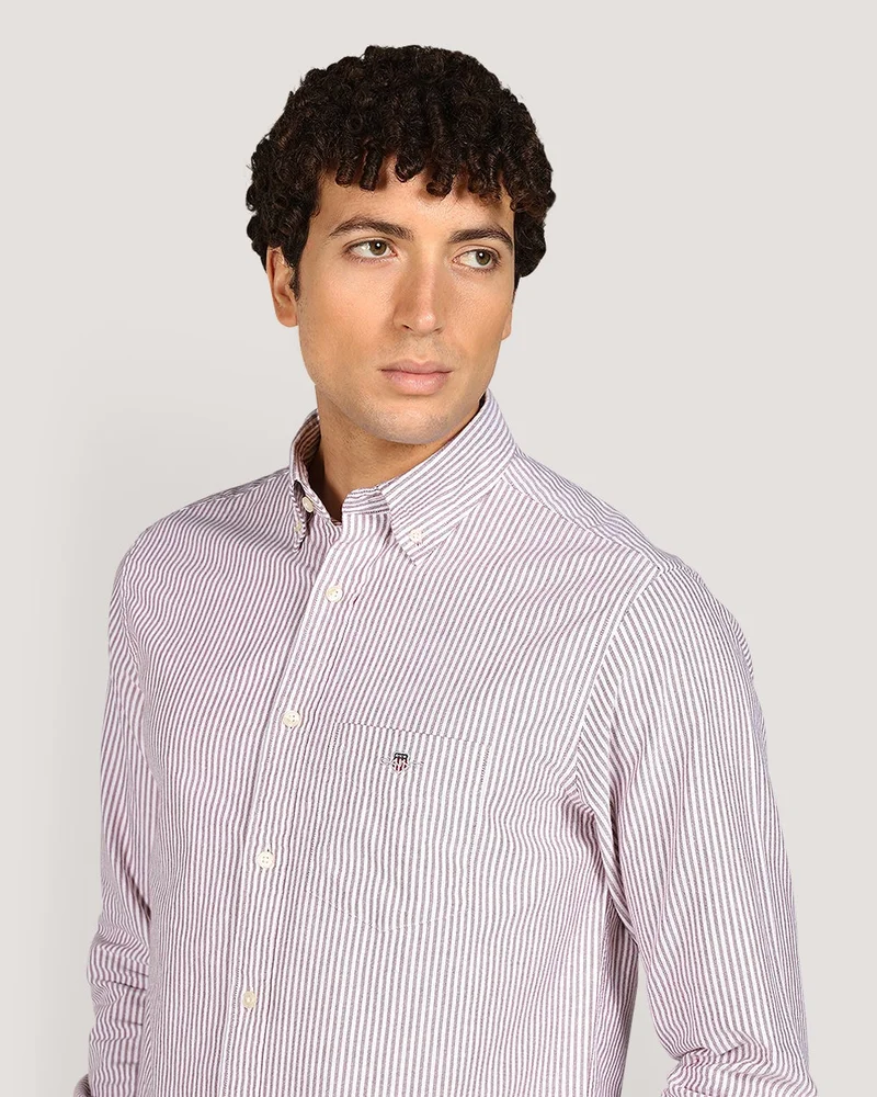 GANT  Regular Classic Oxford Stripe Shirt for Men | Best Price UAE