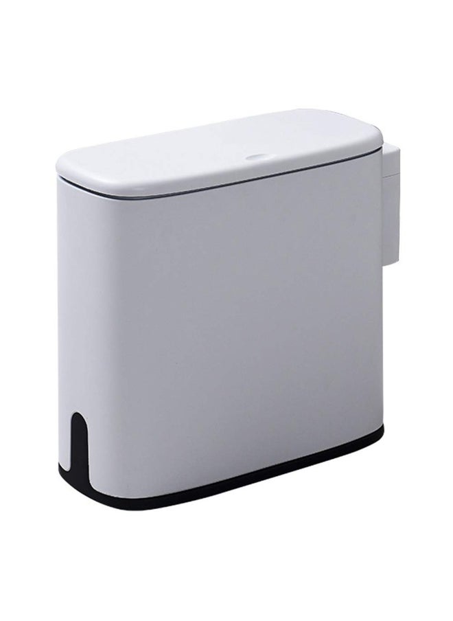 Generic - ljt Garbage Can  New 11L Plastic Trash Can Bathroom Waste Bin Toilet Dustbin Trash Basket Garbage Bucket Garbage Bag Holder Storage Container  Color   Gray Cloud - Image 1