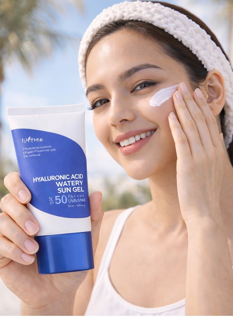 ايسنتري جل الحماية من الشمس المائي Isntree بحمض الهيالورونيك SPF50 50 مل - Image 1