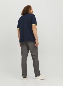 JACK & JONES Plus Size Logo Print Polo Shirt  - Image 2