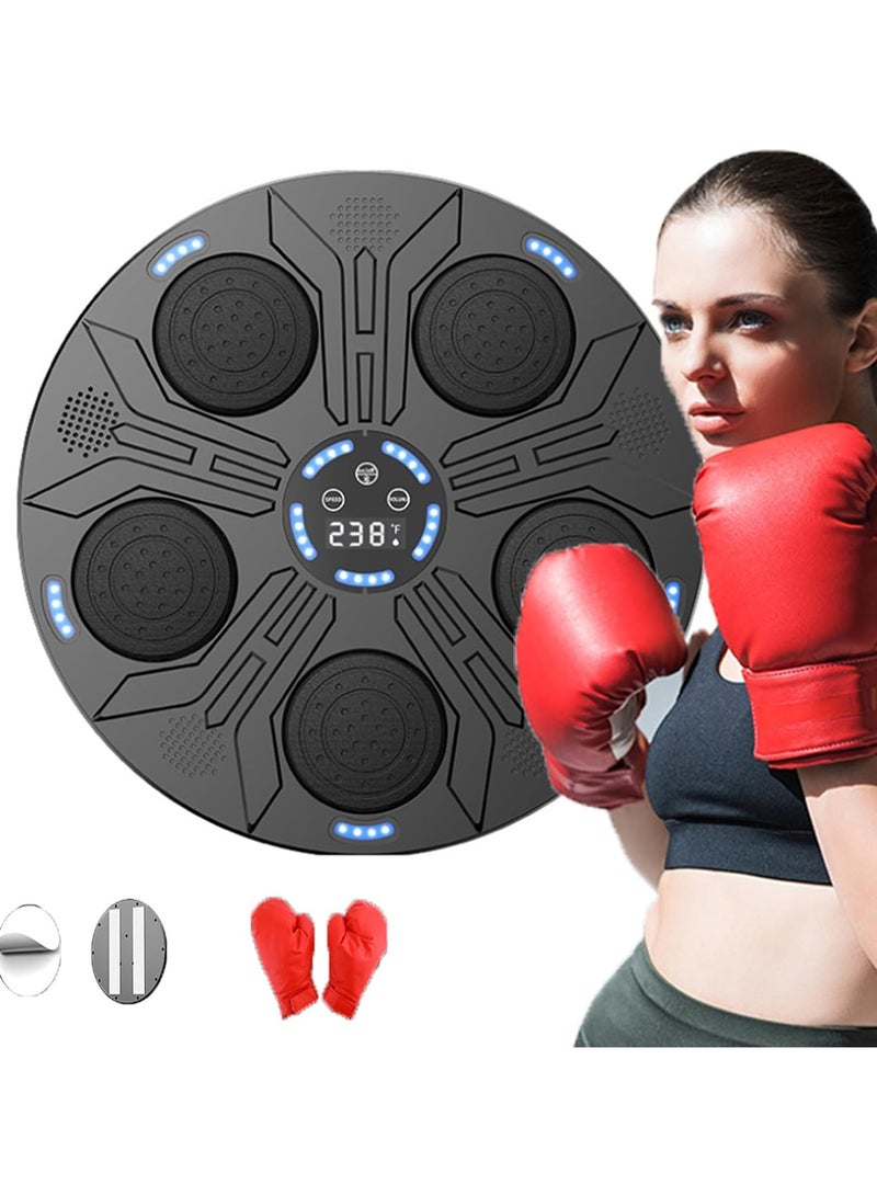 Raxoom Electronic Boxing Target, Smart Music Boxing Machine, With Mounting Stickers & Boxing Gloves, Training Equipment for Children and Adults, Wall-Mounted Boxing Wall Target - Image 2