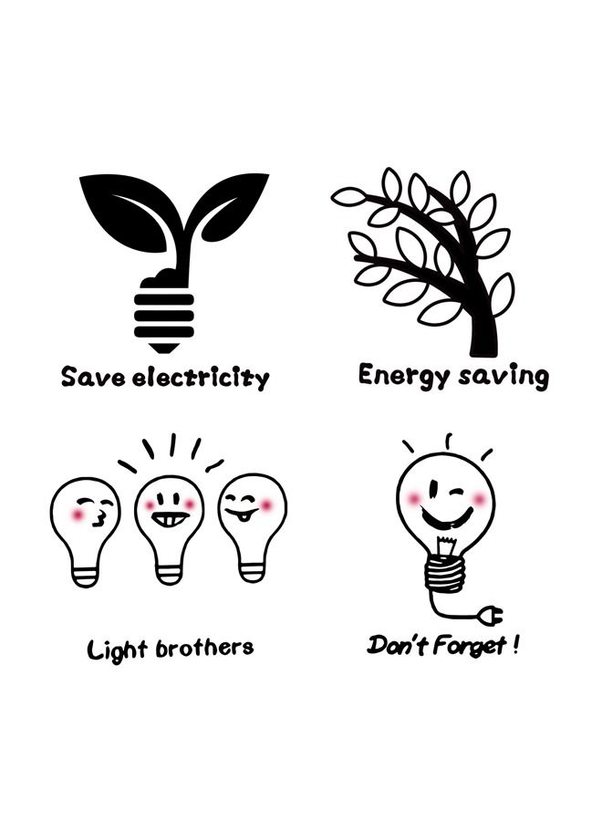 WooFree 4 Pcs Decorative Switch Stickers - Image 2