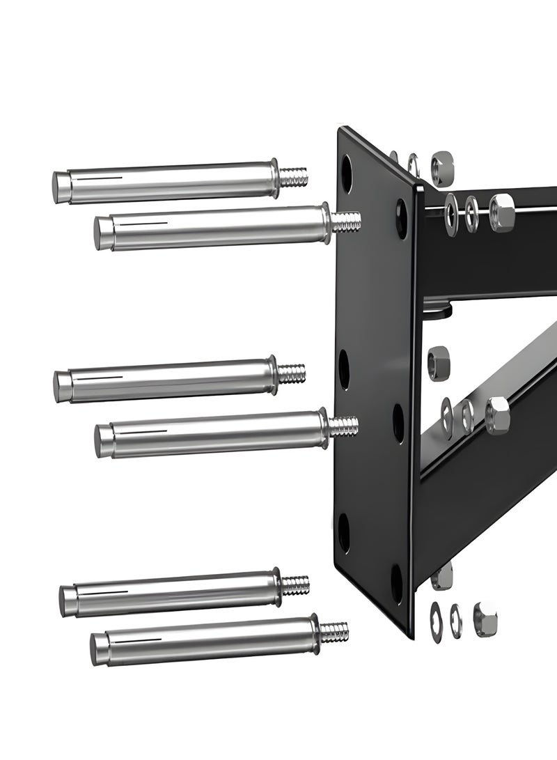 BIG MAX Heavy-duty punching bag set, including a hanging bracket, empty punching bag, hanging punching bag for MMA, kickboxing, Muay Thai, boxing, and hook kicks. - Image 3