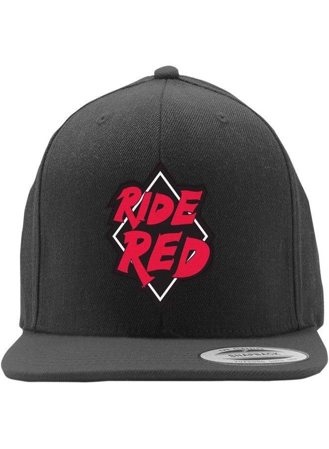 Factory Effex Apparel Compatible with Honda Ride Red Youth Snapback Hat OSFM Black