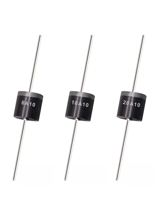 مجموعة مكونة من 20 قطعة من ثنائيات السيليكون الإلكترونية 10A10Rectifier Diodes 1000 Volt - Image 3