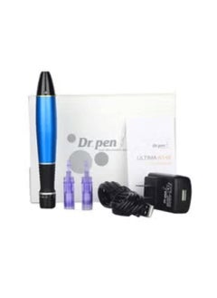 Dr.pen Electric Auto Ultima A1 Face Massage Derma Pen Blue/Black 10cm  - Image 1