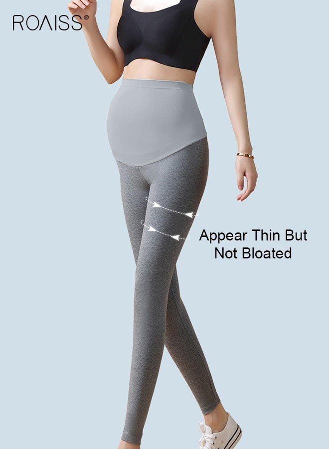 رويس سراويل دعم الأمومة بمقاس كبير طماق الأمومة مع دعم البطن تخفف ضغط الخصر نسيج مريح وصديق للبشرة مع تمدد وغير مقيد - Image 2