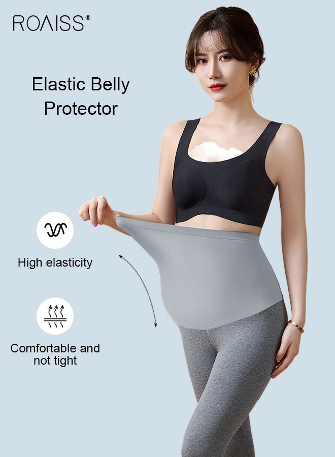 رويس سراويل دعم الأمومة بمقاس كبير طماق الأمومة مع دعم البطن تخفف ضغط الخصر نسيج مريح وصديق للبشرة مع تمدد وغير مقيد - Image 3