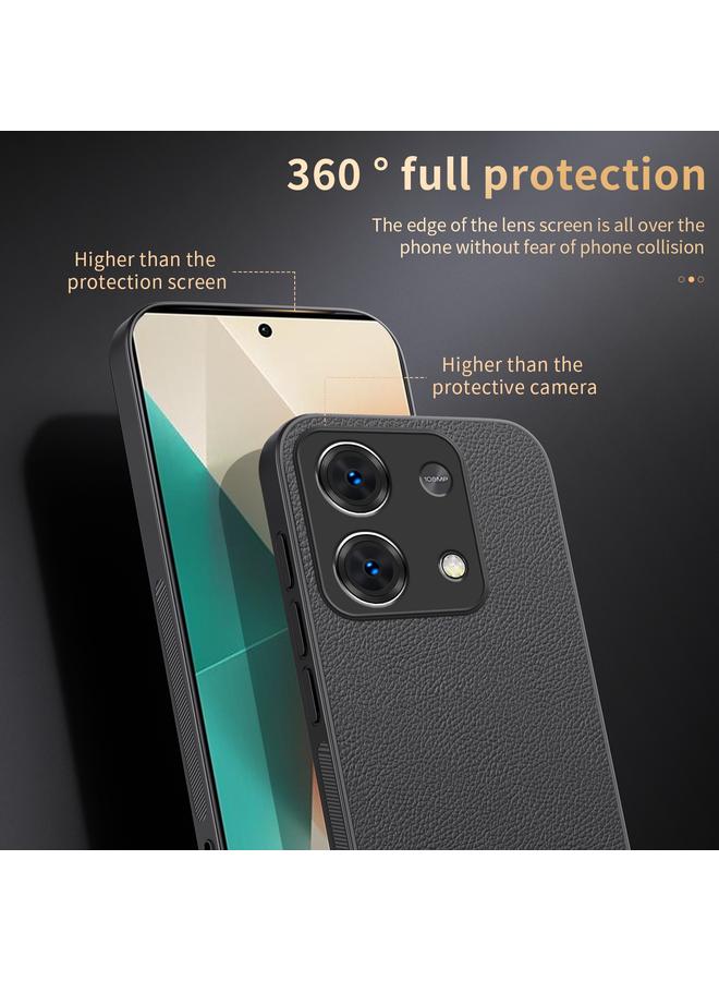 S-TOP Case For Redmi Note 13 5G HUIYI Leather Magnetic Phone Case - Image 3