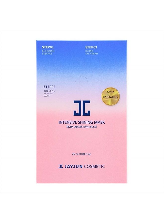 JAYJUN JJ قناع جايجون الرسمي المكثف المتألق، مستخلص اللافندر، عبوة من 10 أوراق، 25 مل، 0.84 أونصة سائلة، مرطب، جوهر، كريم للعين، 3 خطوات - Image 2