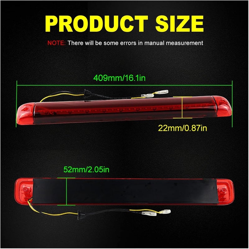 QASULER High Mount Third Brake Light for SUVs - Image 4