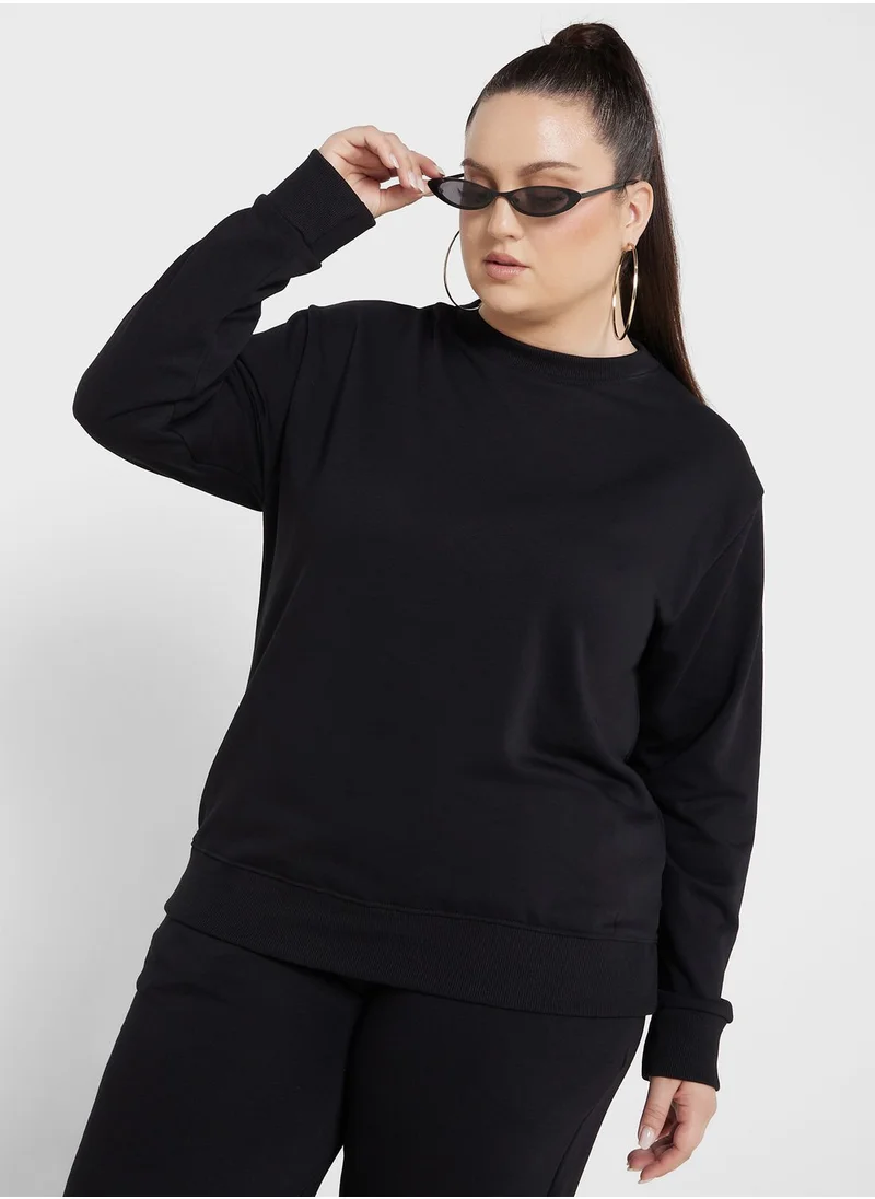 Ginger Plus Essential Crew Neck Sweatshirt