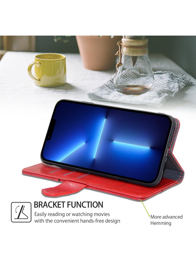 S-TOP Case For Realme C65 4G Geometric Stitching Leather Phone Case - Image 3