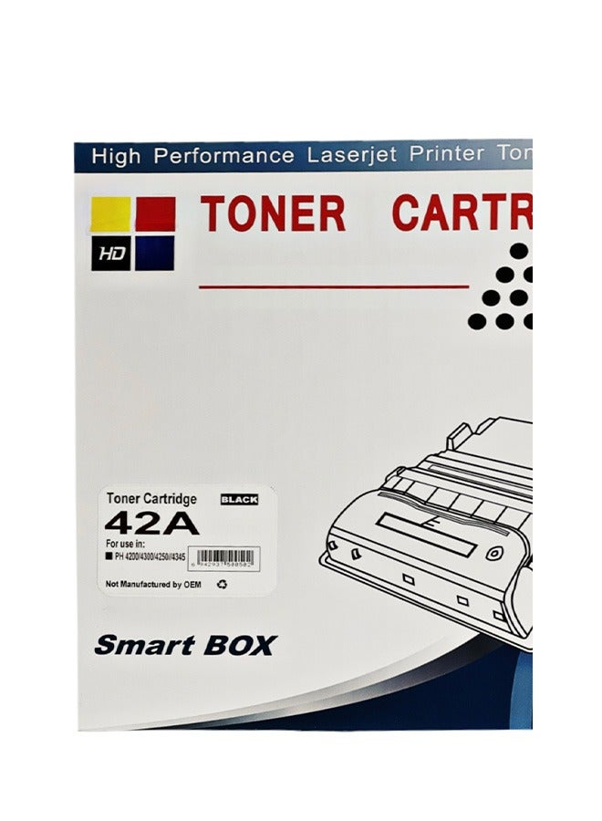 HD TONER 42A Black Laser Toner Cartridge - Image 1