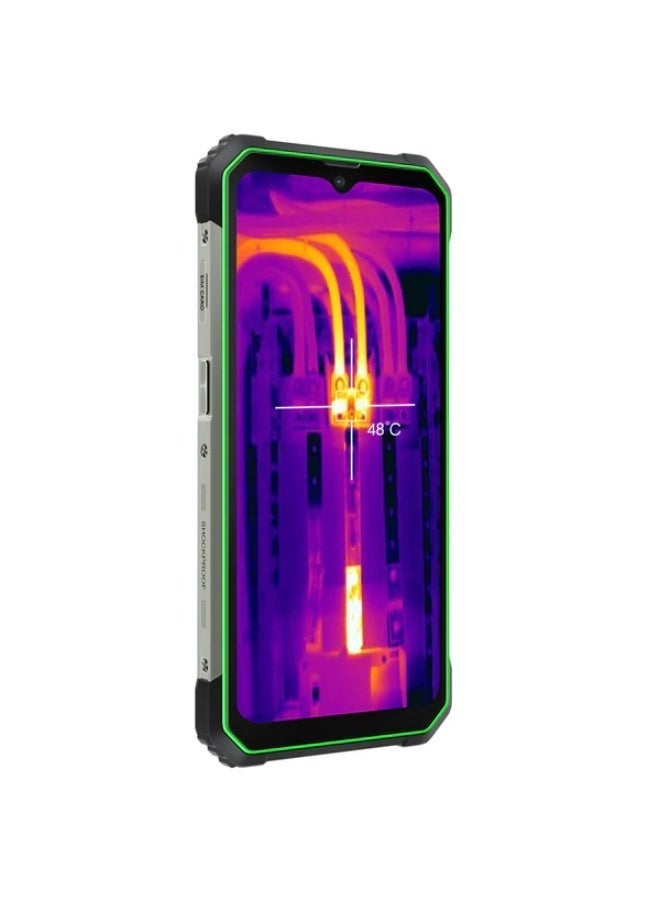بلاكفيو هاتف بلاك فيو BL8800 برو 5G المتين مع كاميرا حرارية FLIR، شاشة 6.58 بوصة FHD+، بطارية 8380 مللي أمبير، 6GB+128GB (أخضر) - Image 5
