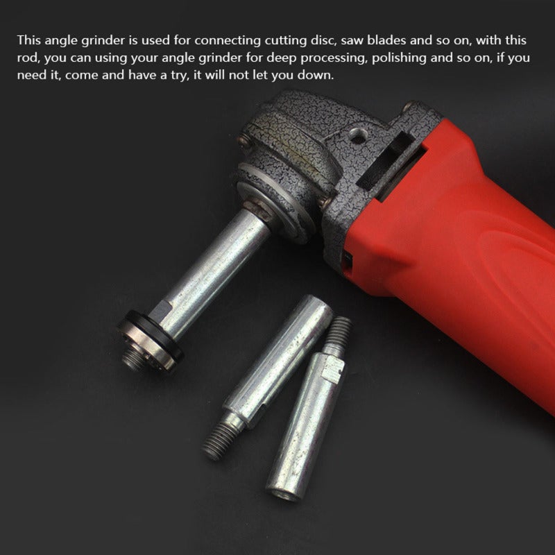 Angle Grinder Arbor Connector Adapter: Metal Construction, Wear-resistant, Easy To Install Lengthen Connecting Rod - Reduce Vibration, Enhance Efficiency Accessory for Deep Processing And Polishing Ta - Image 2