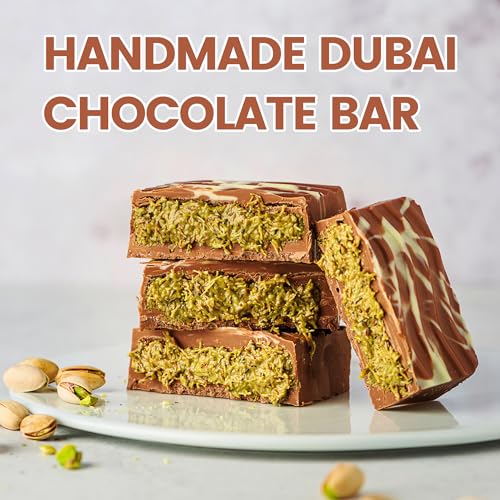 Fimary 1 Pc Chocolate Bar Mold Deep Dubai Break Apart Candy Molds Thick Stuffed Silicone Molds for Filling Knafeh Pistachio Chocolate Bar and Wax Melts Large (Pyramid Shape) - Image 2