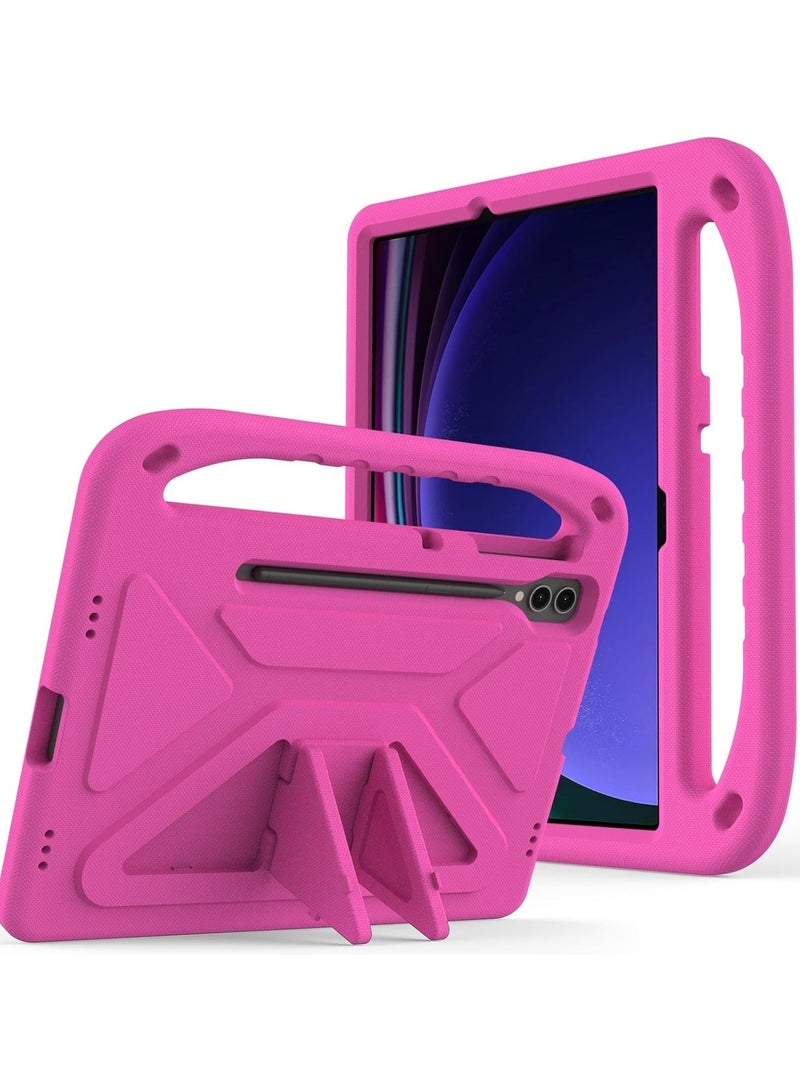**حافظة الأطفال متوافقة مع Samsung Galaxy Tab S9 FE Plus (SM-X610/SM-X616) بحجم 12.4 بوصة (2023)**، خفيفة الوزن، مضادة للصدمات، مزودة بمقبض وstand، مما يجعلها غطاء واقٍ مناسب للأطفال. - Image 5