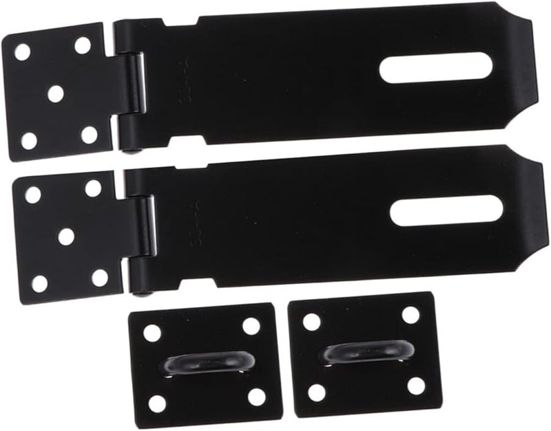 Heavy Duty Stainless Steel Door Lock Hasp For Sliding Door Security 2 Pack - Image 2