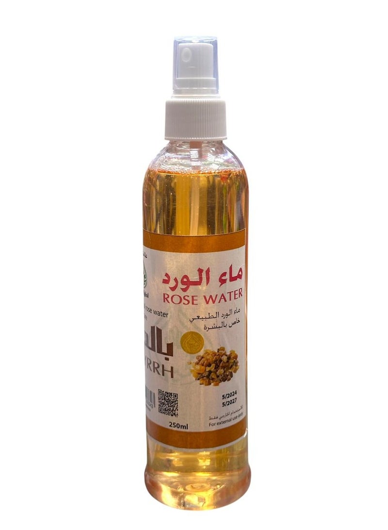 OGAILI Organic Rose Water with Myrrh Facial Toner - 100ml - Skin Brightening Face Toner, Gently Removes Impurities - Best for Skin Care - Image 1