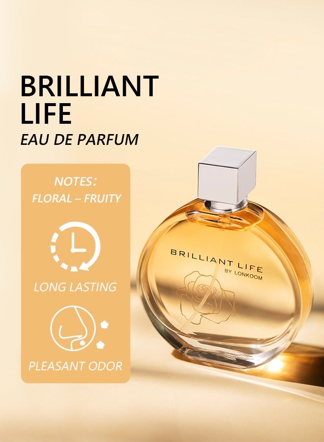 LONKOOM Brilliant Life  EDT For Women 100ML - Image 1