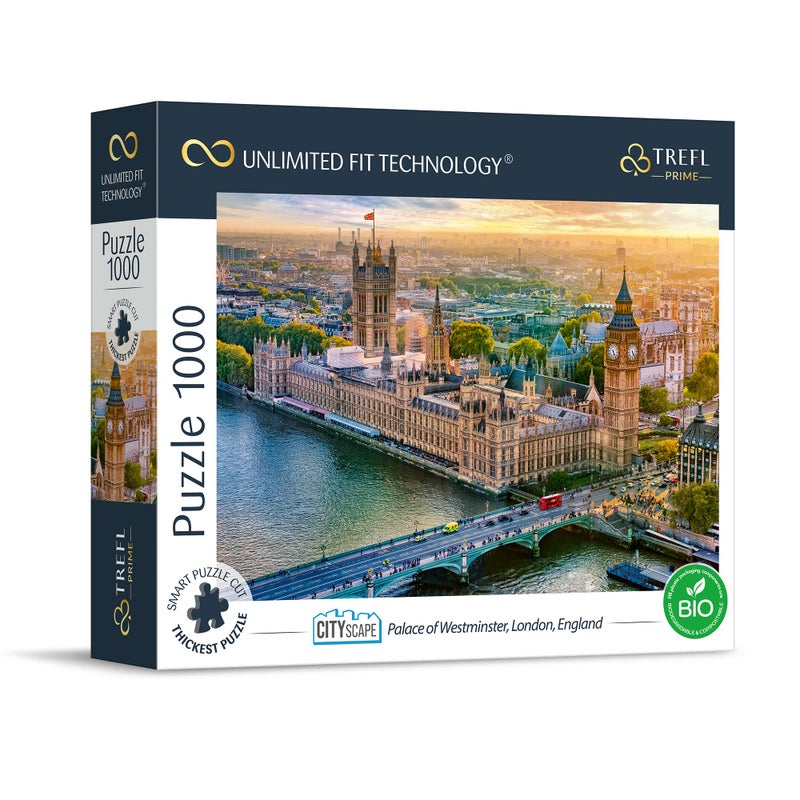 Trefl Palace of Westminster London England 1000 Piece Jigsaw Puzzle Prime 27x19 Thick Cardboard Creative Entertainment for Adults and Children from 14 Years Old - Image 3