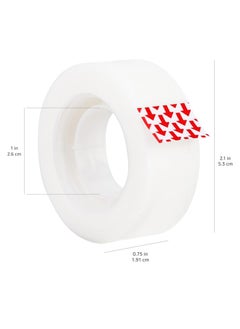KASTWAVE Matte finish Tape, Multi-Purpose Clear Tape, Engineered for Repairing, Tape Refills, 1.8 cm x 32 m, 6 Pack, Translucent  - Image 5