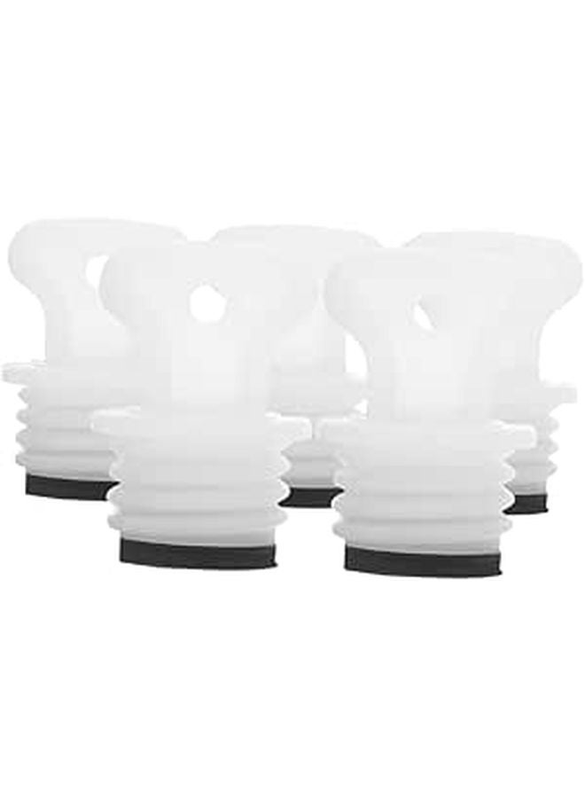 5pcs 21mm Leakproof Rubber Hot Water Bottle Replacement Caps Sealing Plugs - Image 1