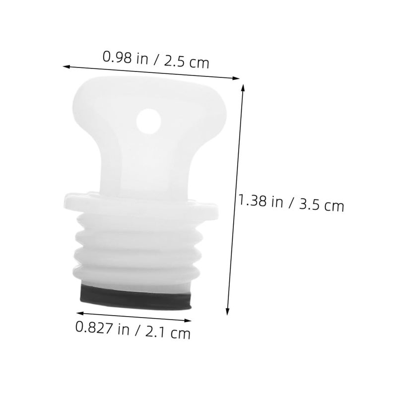 5pcs 21mm Leakproof Rubber Hot Water Bottle Replacement Caps Sealing Plugs - Image 3