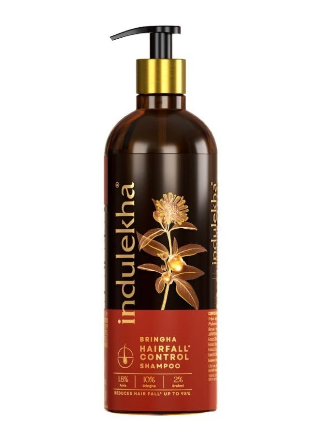 INDULEKHA Bringha Shampoo, Proprietary Ayurvedic Medicine For Hair Fall, Free From Parabens, Synthetic Dyes And Synthetic Perfume, 200ml - Image 1
