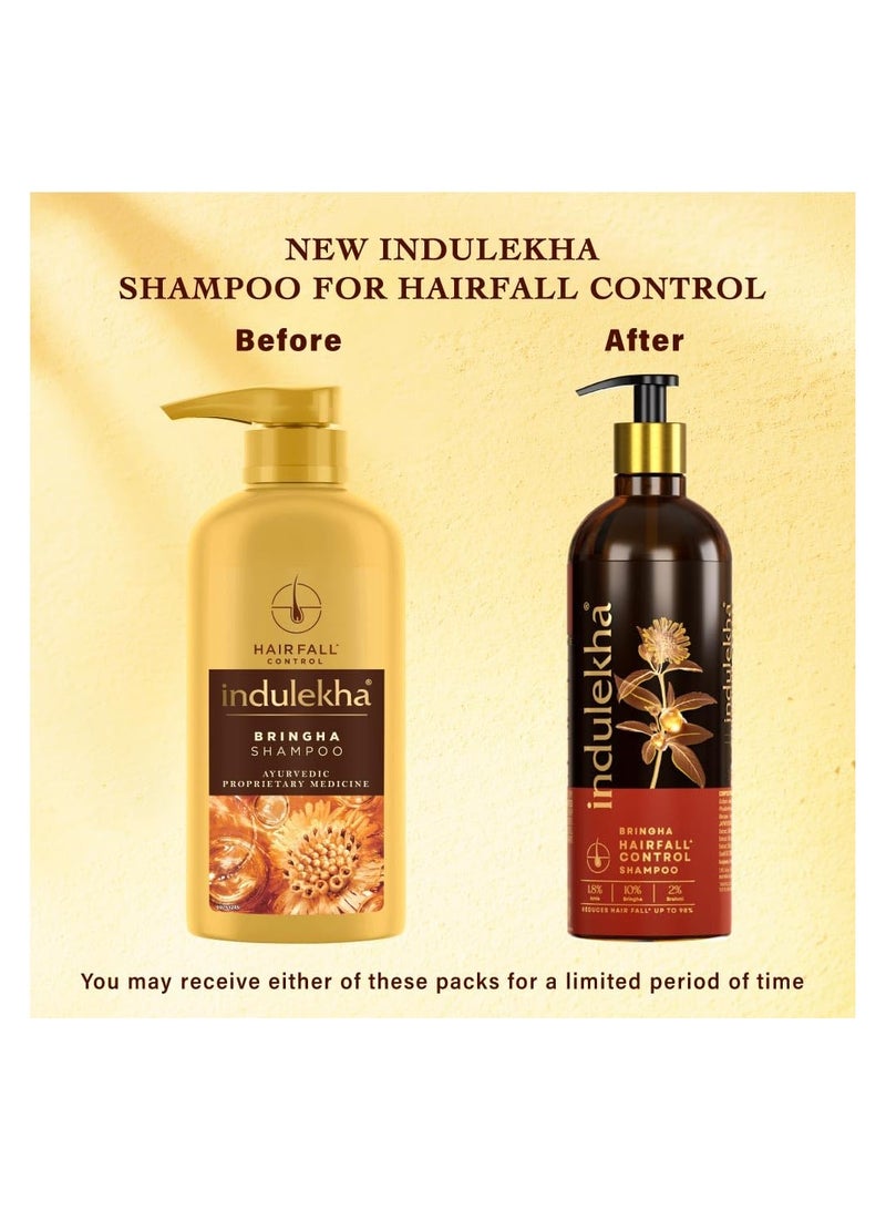 INDULEKHA Bringha Shampoo, Proprietary Ayurvedic Medicine For Hair Fall, Free From Parabens, Synthetic Dyes And Synthetic Perfume, 200ml - Image 4
