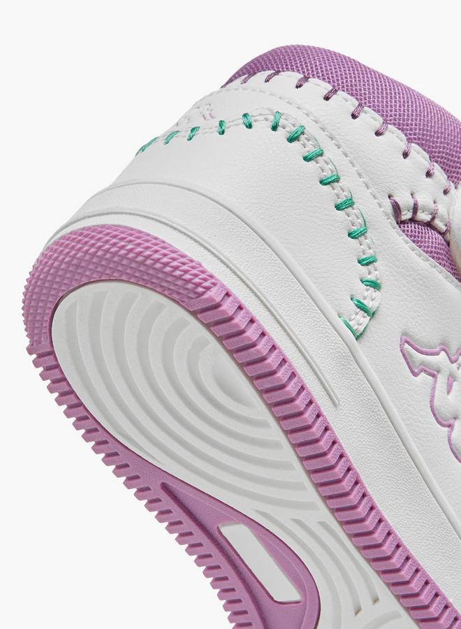 Kappa Girls Embroidered Hook & Loop High-Top Sneakers - Image 5