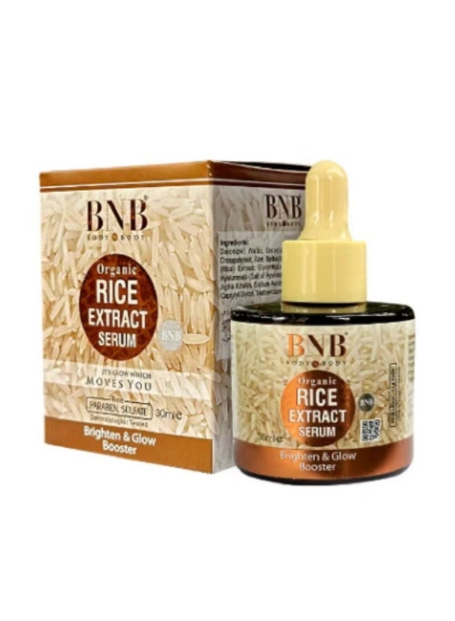 BNB Rice Extract Serum 30ml – Brightening & Hydrating Face Serum