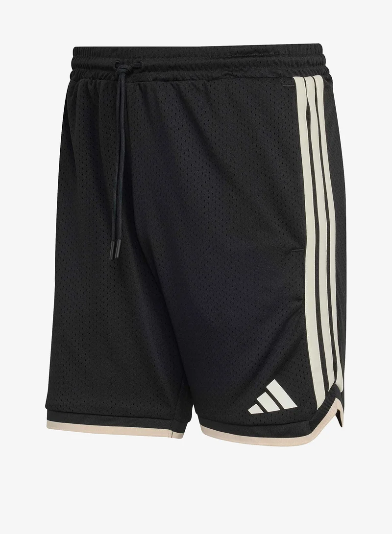 Adidas BLACK/OWHITE Stadium Mesh Shorts for Men | Best Price UAE