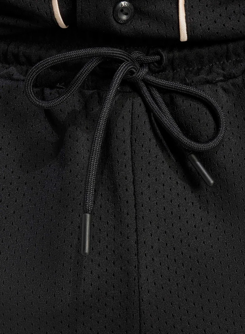 Adidas BLACK/OWHITE Stadium Mesh Shorts for Men | Best Price UAE