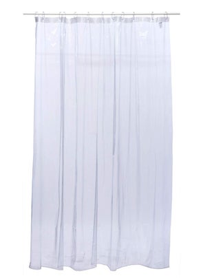 LIV -LIV IN VIBRANCE LIVLIV IN VIBRANCE PVC Transparent Zeo AC Curtain for Home Office Kitchen Shop 015mm Thickness 8 feet  - Image 1