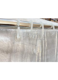 LIV -LIV IN VIBRANCE LIVLIV IN VIBRANCE PVC Transparent Zeo AC Curtain for Home Office Kitchen Shop 015mm Thickness 8 feet  - Image 4