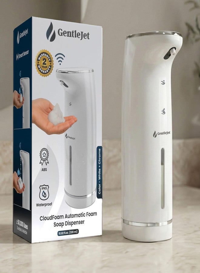 GentleJet Cloudfoam Automatic Foaming Soap Dispenser - Touchless Foam Dispenser for Kids & Family, Soft Rich Foam, USB-C Rechargeable, No-Clog Design, IPX5 Waterproof, 320 ml - Image 1