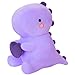 SQEQE Dinosaur Stuffed Animal Loving Soft Dino Plush Toys with Holding Heart for Valentine Day Sweet Romantic Anniversary Birthday Gift for Her Girls Boys GirlfriendPurple20 inch - Image 2