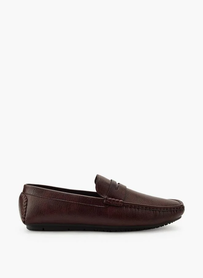 LBL by Shoexpress BROWN Men Textured Loafers for Men | Best Price UAE