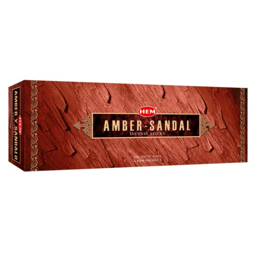 HEM Sandalwood Incense Sticks – 120 Count (6 Boxes of 20) | Authentic Woody Aroma for Meditation, Prayer, Relaxation & Spiritual Cleansing | Long-Lasting Natural Fragrance. - Image 1
