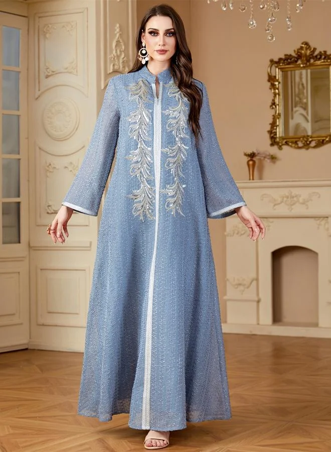 تايك تو جلابية مزينة بقطع وبنقوش