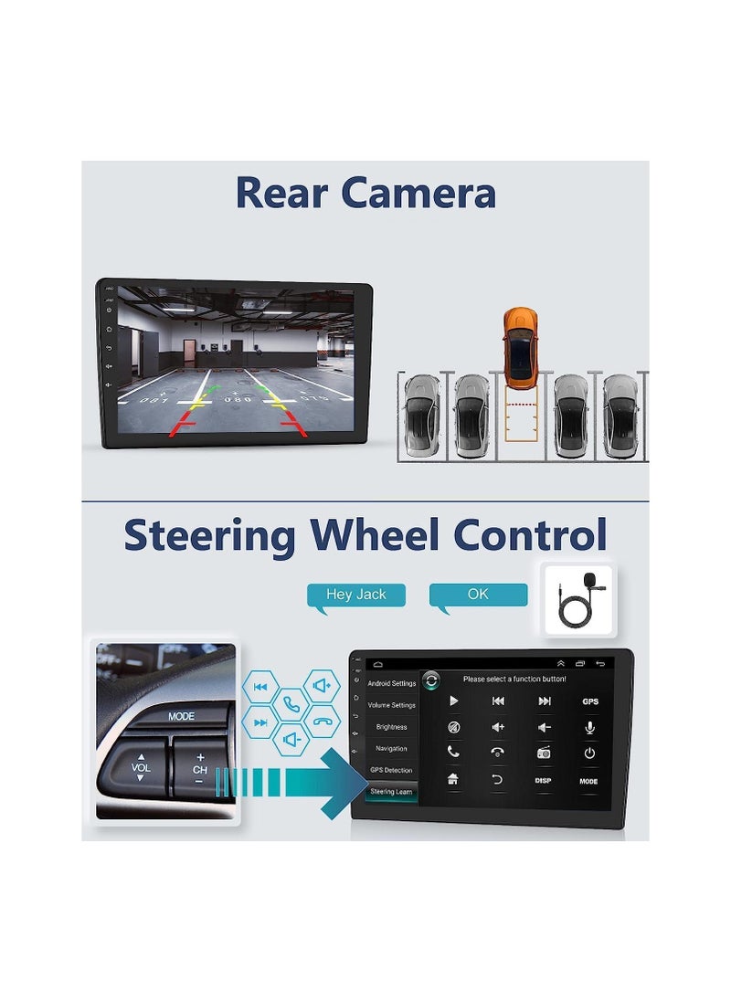 SHEZA STAR - Android Car Stereo for Toyota Camry 2006 2007 2008 2009 2010 2011 6GB RAM 128GB ROM Support SIM Card, Apple Carplay, MirrorLink WiFi BT, 9 Inch IPS Touch Screen with Backup Camera Included - Image 1