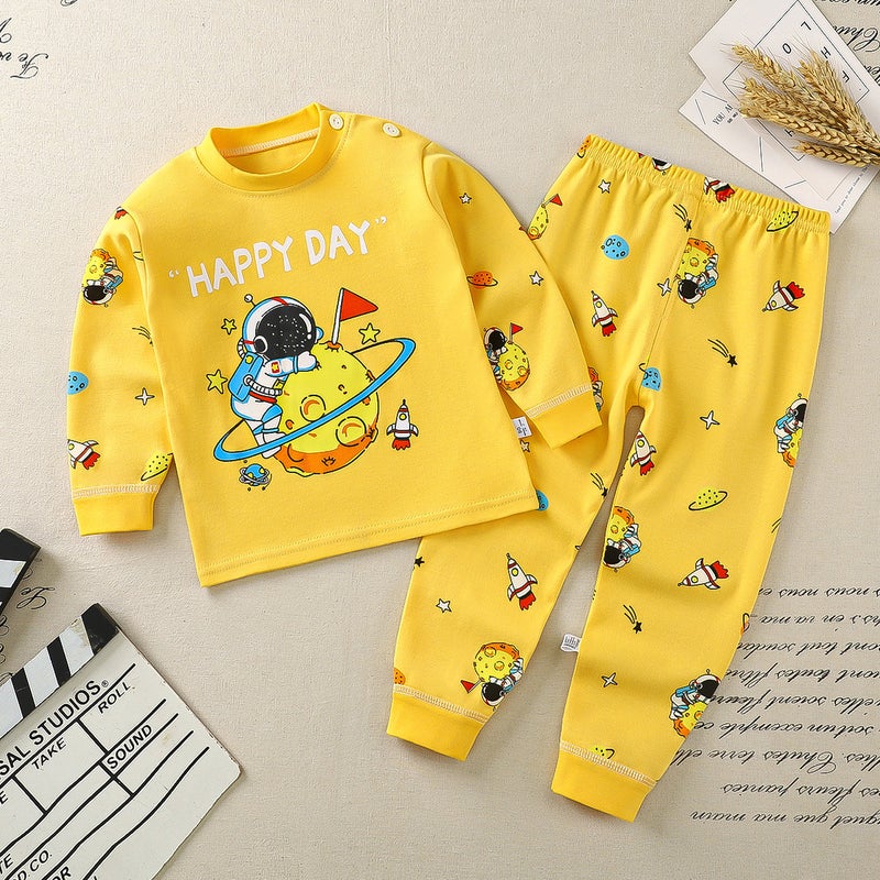 100% Cotton Kids Thermal Underwear Set