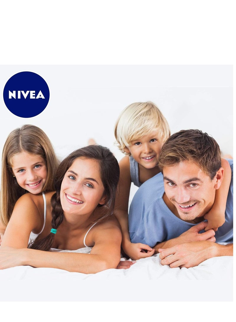Nivea Creme Moisturizing Cream is universal and multi-purpose for face, body and hands in a metal box with a capacity of 3 x 400 ml - Image 2