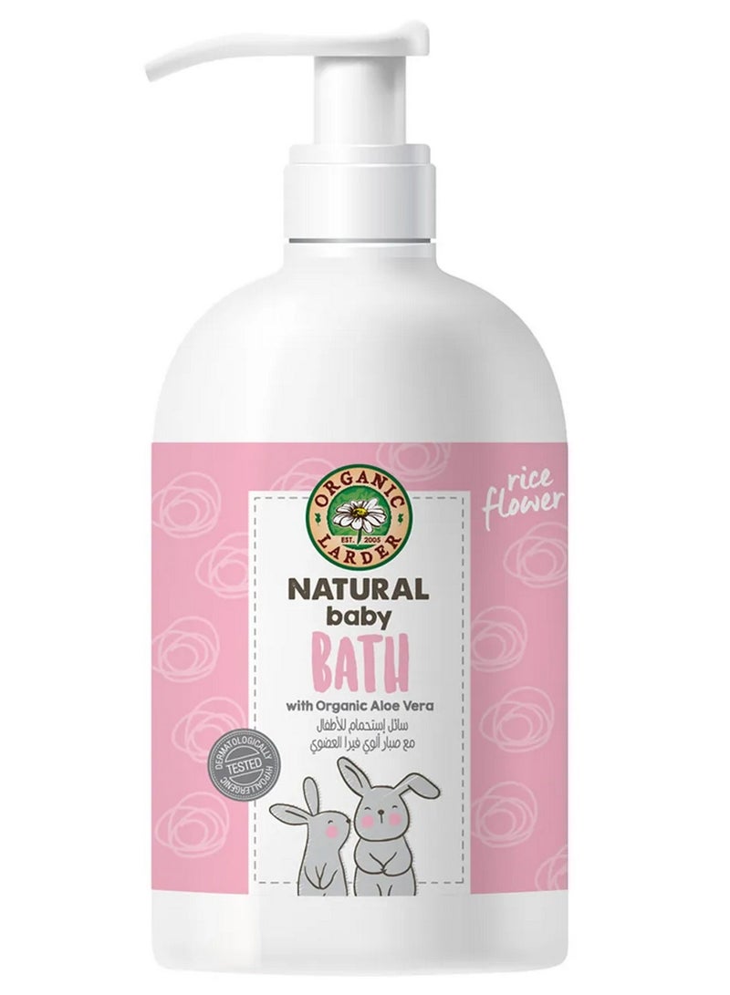 Natural Baby Delicate Bath With Organic Aloe Vera 500 ML