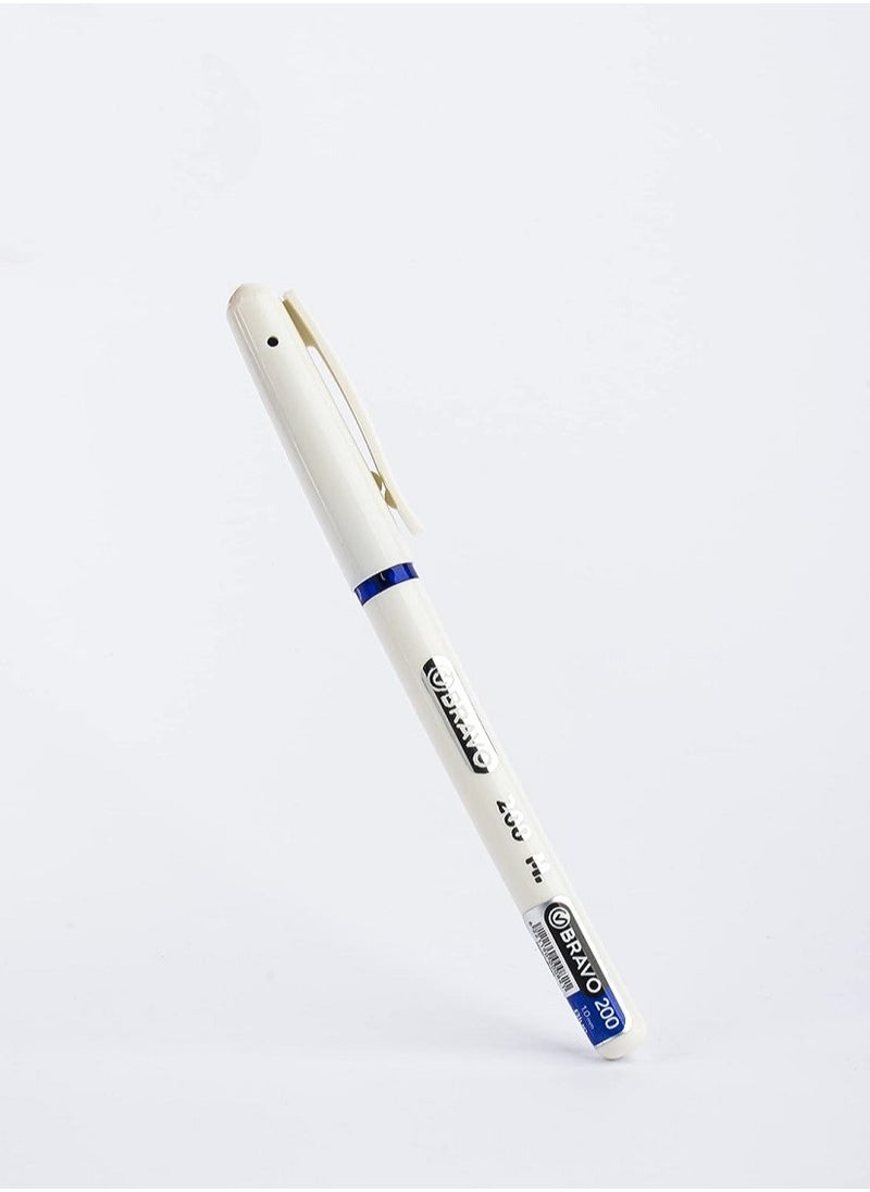 Bravo Bravo 200 Ball Pen -10 Pen - Blue 1.0 mm  - Image 4